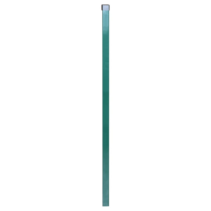 vidaXL Postes de valla 20 uds acero galvanizado verde 130 cm vidaXL Postes de valla 20 uds acero galvanizado verde 130 cm