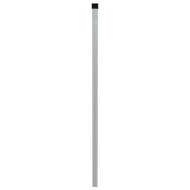 vidaXL Postes de valla 20 uds acero galvanizado plateado 150 cm