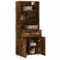 vidaXL Aparador alto madera contrachapada roble ahumado 69,5x34x180 cm vidaXL Aparador alto madera contrachapada roble ahumado 69,5x34x180 cm