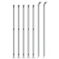 vidaXL Cerca de alambre con brida plateada 1x10 m vidaXL Cerca de alambre con brida plateada 1x10 m