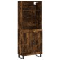 vidaXL Aparador alto madera contrachapada roble ahumado 69,5x34x180 cm vidaXL Aparador alto madera contrachapada roble ahumado 69,5x34x180 cm