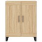vidaXL Aparador alto madera contrachapada color roble 69,5x34x180 cm vidaXL Aparador alto madera contrachapada color roble 69,5x34x180 cm