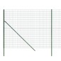 vidaXL Cerca de alambre de acero galvanizado verde 2,2x10 m vidaXL Cerca de alambre de acero galvanizado verde 2,2x10 m