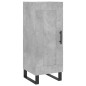 vidaXL Aparador de madera contrachapada gris hormigón 34,5x34x180 cm vidaXL Aparador de madera contrachapada gris hormigón 34,5x34x180 cm