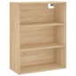vidaXL Aparador alto madera contrachapada color roble 69,5x34x180 cm vidaXL Aparador alto madera contrachapada color roble 69,5x34x180 cm