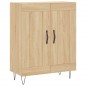 vidaXL Aparador alto madera contrachapada color roble 69,5x34x180 cm vidaXL Aparador alto madera contrachapada color roble 69,5x34x180 cm