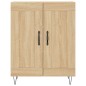 vidaXL Aparador alto madera contrachapada color roble 69,5x34x180 cm vidaXL Aparador alto madera contrachapada color roble 69,5x34x180 cm