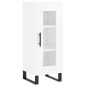 vidaXL Aparador alto madera contrachapada blanco brillo 34,5x34x180 cm vidaXL Aparador alto madera contrachapada blanco brillo 34,5x34x180 cm