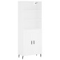 vidaXL Aparador alto madera contrachapada blanco 69,5x34x180 cm vidaXL Aparador alto madera contrachapada blanco 69,5x34x180 cm