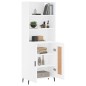 vidaXL Aparador alto madera contrachapada blanco 69,5x34x180 cm vidaXL Aparador alto madera contrachapada blanco 69,5x34x180 cm