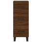 vidaXL Aparador alto madera contrachapada roble marrón 34,5x34x180 cm vidaXL Aparador alto madera contrachapada roble marrón 34,5x34x180 cm