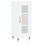vidaXL Aparador alto madera contrachapada blanco 34,5x34x180 cm vidaXL Aparador alto madera contrachapada blanco 34,5x34x180 cm