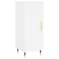vidaXL Aparador alto madera contrachapada blanco 34,5x34x180 cm