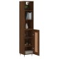 vidaXL Aparador alto madera contrachapada roble marrón 34,5x34x180 cm vidaXL Aparador alto madera contrachapada roble marrón 34,5x34x180 cm