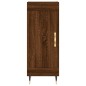 vidaXL Aparador alto madera contrachapada roble marrón 34,5x34x180 cm vidaXL Aparador alto madera contrachapada roble marrón 34,5x34x180 cm