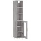 vidaXL Aparador alto madera contrachapada gris Sonoma 34,5x34x180 cm vidaXL Aparador alto madera contrachapada gris Sonoma 34,5x34x180 cm