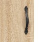 vidaXL Aparador de madera contrachapada roble Sonoma 34,5x34x180 cm vidaXL Aparador de madera contrachapada roble Sonoma 34,5x34x180 cm
