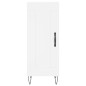 vidaXL Aparador alto madera contrachapada blanco 34,5x34x180 cm vidaXL Aparador alto madera contrachapada blanco 34,5x34x180 cm