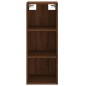 vidaXL Aparador alto madera contrachapada roble marrón 34,5x34x180 cm vidaXL Aparador alto madera contrachapada roble marrón 34,5x34x180 cm