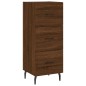 vidaXL Aparador alto madera contrachapada roble marrón 34,5x34x180 cm vidaXL Aparador alto madera contrachapada roble marrón 34,5x34x180 cm