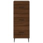 vidaXL Aparador alto madera contrachapada roble marrón 34,5x34x180 cm vidaXL Aparador alto madera contrachapada roble marrón 34,5x34x180 cm
