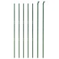 vidaXL Cerca de alambre con pinchos de anclaje verde 1,8x10 m