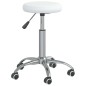 vidaXL Taburete de masaje cuero sintético blanco vidaXL Taburete de masaje cuero sintético blanco