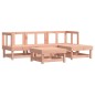 vidaXL Juego de sofás de jardín 5 pzas madera maciza de abeto Douglas vidaXL Juego de sofás de jardín 5 pzas madera maciza de abeto Douglas