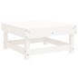 vidaXL Juego de muebles de jardín 7 pzas madera maciza de pino blanco vidaXL Juego de muebles de jardín 7 pzas madera maciza de pino blanco