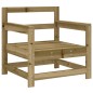 vidaXL Juego de muebles de jardín 7 pzas madera de pino impregnada vidaXL Juego de muebles de jardín 7 pzas madera de pino impregnada