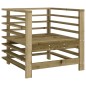 vidaXL Juego de muebles de jardín 7 pzas madera de pino impregnada vidaXL Juego de muebles de jardín 7 pzas madera de pino impregnada