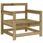 vidaXL Juego de muebles de jardín 7 pzas madera de pino impregnada vidaXL Juego de muebles de jardín 7 pzas madera de pino impregnada