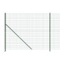 vidaXL Cerca de alambre con brida verde 2x25 m vidaXL Cerca de alambre con brida verde 2x25 m