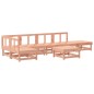 vidaXL Juego de muebles de jardín 7 pzas madera maciza abeto Douglas vidaXL Juego de muebles de jardín 7 pzas madera maciza abeto Douglas