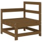 vidaXL Juego de sofás de jardín 5 pzas madera maciza pino marrón miel vidaXL Juego de sofás de jardín 5 pzas madera maciza pino marrón miel
