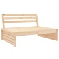 vidaXL Juego de muebles de jardín 6 piezas madera maciza de pino vidaXL Juego de muebles de jardín 6 piezas madera maciza de pino