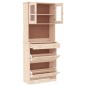 vidaXL Aparador alto ALTA madera maciza de pino 77x35x188 cm vidaXL Aparador alto ALTA madera maciza de pino 77x35x188 cm