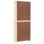vidaXL Aparador alto ALTA madera maciza de pino 77x35x188 cm vidaXL Aparador alto ALTA madera maciza de pino 77x35x188 cm