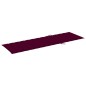 vidaXL Tumbona con cojín rojo tinto madera de pino impregnada vidaXL Tumbona con cojín rojo tinto madera de pino impregnada