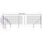vidaXL Cerca de alambre con pinchos de anclaje verde 0,8x25 m vidaXL Cerca de alambre con pinchos de anclaje verde 0,8x25 m