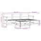 vidaXL Juego de sofás de jardín 5 piezas madera de pino impregnada vidaXL Juego de sofás de jardín 5 piezas madera de pino impregnada