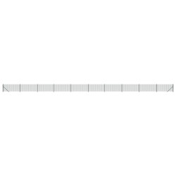 vidaXL Cerca de alambre con brida verde 1x25 m
