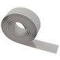 vidaXL Borduras de jardín 3 uds polietileno gris 10 m 20 cm