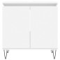 vidaXL Set de muebles de baño 3 piezas madera contrachapada blanco vidaXL Set de muebles de baño 3 piezas madera contrachapada blanco