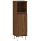 vidaXL Set de muebles de baño 3 pzas madera contrachapada roble marrón