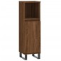 vidaXL Set de muebles de baño 3 pzas madera contrachapada roble marrón vidaXL Set de muebles de baño 3 pzas madera contrachapada roble marrón