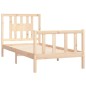 vidaXL Estructura de cama con cabecero madera maciza pino 100x200 cm vidaXL Estructura de cama con cabecero madera maciza pino 100x200 cm