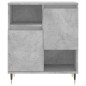 vidaXL Aparadores 3 uds madera contrachapada gris hormigón vidaXL Aparadores 3 uds madera contrachapada gris hormigón