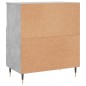 vidaXL Aparadores 3 uds madera contrachapada gris hormigón vidaXL Aparadores 3 uds madera contrachapada gris hormigón