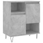 vidaXL Aparadores 3 uds madera contrachapada gris hormigón vidaXL Aparadores 3 uds madera contrachapada gris hormigón